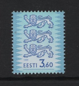 Estonia  #377  MNH 1999  three lions  3.60k (inscribed 1999)