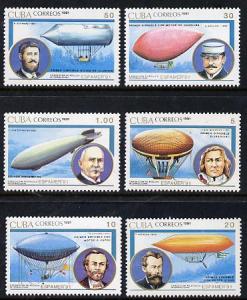 Cuba 1991 \'Espamer 91\' Stamp Exhibition (Airships) set ...