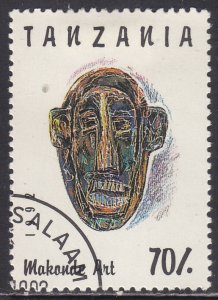 Tanzania 985D Makonde Face Art 1992