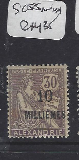 FRANCE OFFICES IN EGYPT (P1808B)  ALEXANDRIA SC 55     MNH