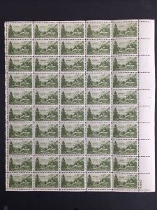 1951 sheet - Nevada Centennial Sc# 999