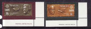 Malta-Sc#575-6-Unused NH Europa set-1980-