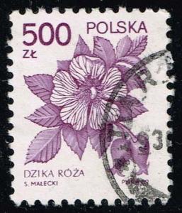 Poland #2920 Wild Rose; Used (0.25)