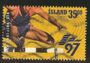 Iceland Scott 842 used 1997 European Games stamp 