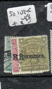 RHODESIA  SG 103-105    VFU         P0326A H