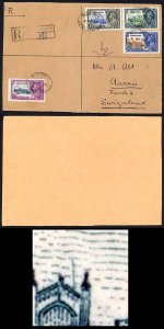 Sierra Leone SG184c 1935 Silver Jubilee 1r Lightning Conductor on Cover