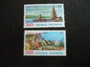 Stamps - Indonesia - Scott# 1330-1331 - Mint Never Hinged Part Set of 2 Stamps