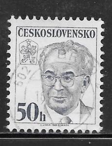 Czechoslovakia 2443: 50h Gustav Husak, used, VF