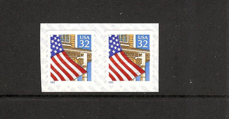 #2914 MINT VF NH COIL PAIR