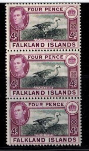 Falkland Islands 88 MNH VF brilliant strip of 3