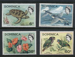 Dominica 1970 Wildlife, Turtle, Flowers, Birds MUH