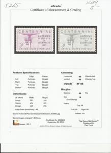 # 1089 MINT NEVER HINGED ARCHITECTS     XF+