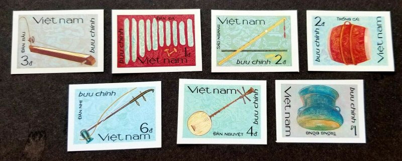 *FREE SHIP Vietnam National Musical Instruments 1985 Music (stamp) MNH *imperf