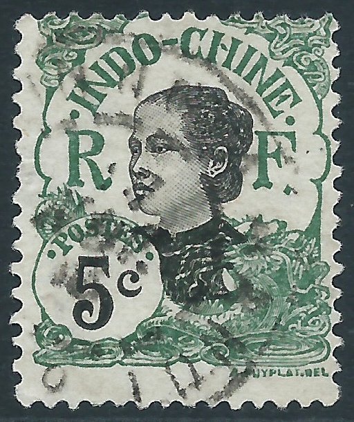 Indo-China, Sc #44, 5c Used