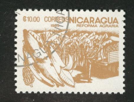 Nicaragua Scott 1305 used CTO favor canceled 1983 stamp