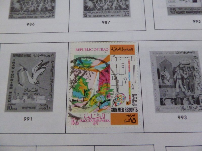 Iraq 1918-1976 Stamp Collection on Album Pages