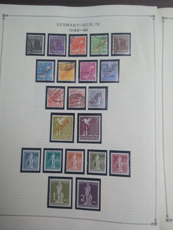 collection on pages Germany Berlin 9N1-41 mint or used NU: CV $899