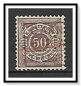 Wurttemberg #68a Numeral Used