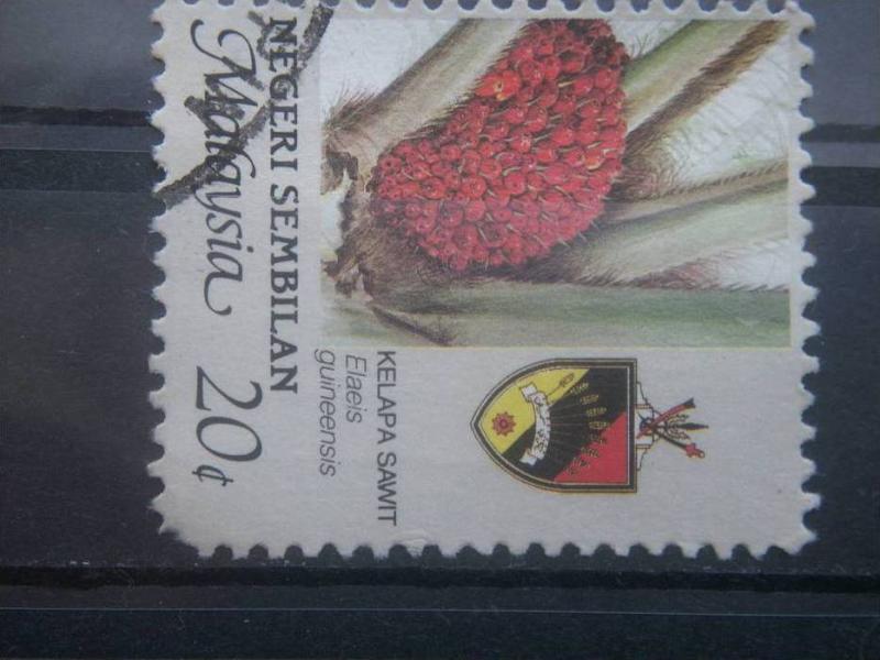 NEGRI SEMBILAN, 1986, used 20c, Agriculture Scott 104