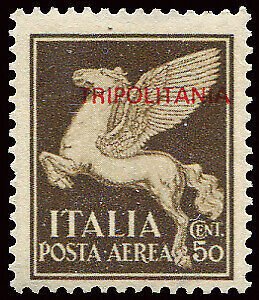 Tripolitania - Air Mail Cent. 50 well centered
