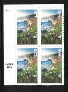 #3438 MNH Plate Block