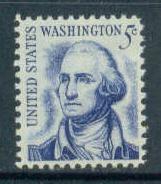 1283B 5c Washington Fine MNH Plt/4 LL 29357 F13290