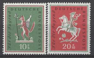 Germany Bund Scott # B360 - B361, mint nh