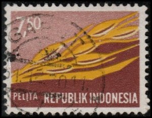 Indonesia 767 - Used - 7.50r Agriculture (1969)