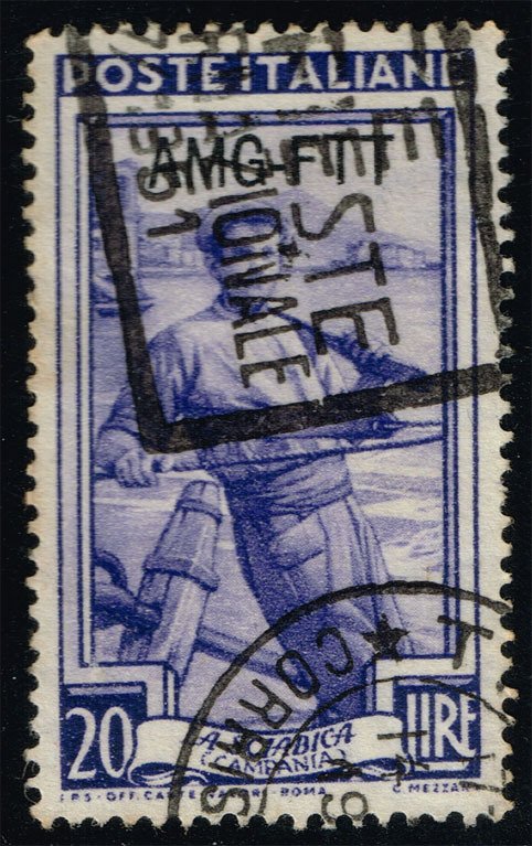 Italy-Trieste #98 Fisherman; Used