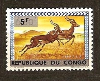 1964 Congo Kinshasa 185 Overprint Belgian Congo # 352