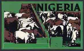 Nigeria - Original undenominated artwork probably submitt...