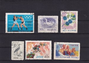 SA25f Korea 1960's - 1970's selection of used stamps