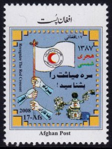 ✔️ AFGHANISTAN 2009 - RED CRESCENT RED CROSS - Sc. 1461 MNH ** [4AF24]