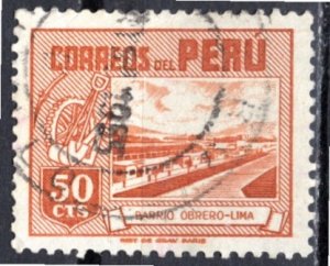 Peru; 1951: Sc. # 440: Used Single Stamp