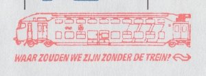 Meter cover Netherlands 1990 Train - Railways
