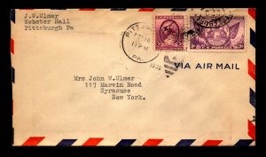 SC# 764 & 775 on 1936 Airmail Cover - L18267