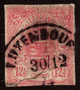 KAPPYSTAMPS G389 LUXEMBOURG SCOTT 8 IMPERF USED  $160