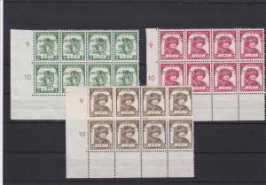 Japanese Occupation Burma 1944 Mint Never Hinged Overprints Stamps Ref 26942