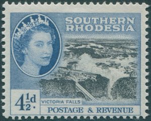 Southern Rhodesia 1953 4½d black & deep bright blue SG83 unused