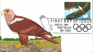 #2542 Bald Eagle in Flight Kribbs FDC