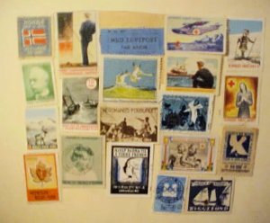 NORWAY   18 DIFF. SEALS