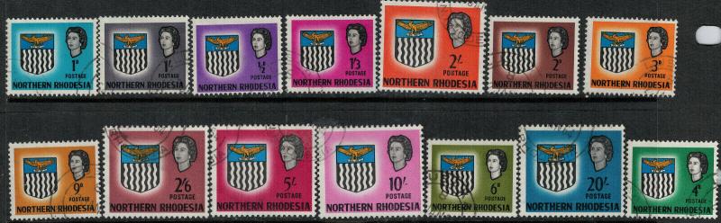 Nothern Rhodesia 1963 SC 79-88 Used SCV $82.00 Set