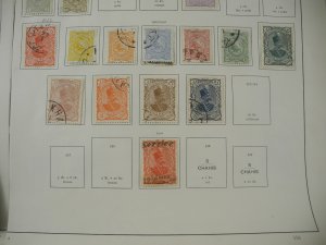 PERSIA, Vintage Stamp Collection hinged on trimmed Specialty pages