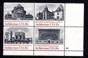 USA. Scott # 1931a, MNH, Plate Block, Cat = $ 2.10, Lot 230750 -03