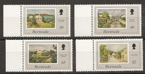Bermuda 754-7 1998 Paintings set NH