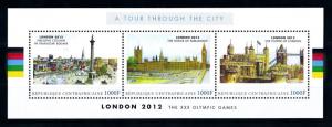 [76787] Central African Republic 2011 Olympic Games London Trafalgar Sheet MNH