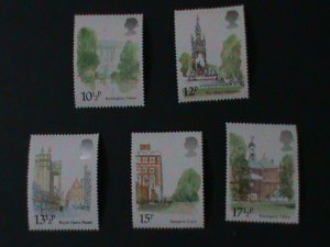 ​GREAT BRITAIN-1980 SC# 910-4  BUCKINGHAM PALACE SET-MNH VERY FINE-LAST ONE