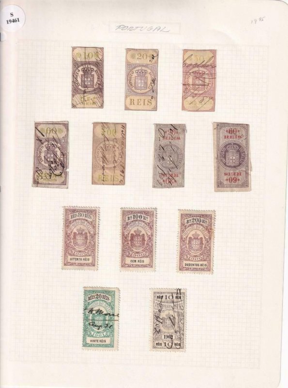 Portugal: Revenues, MH//Used (S19461) 