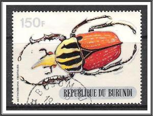 Burundi #321 Insects Beetles CTO HR