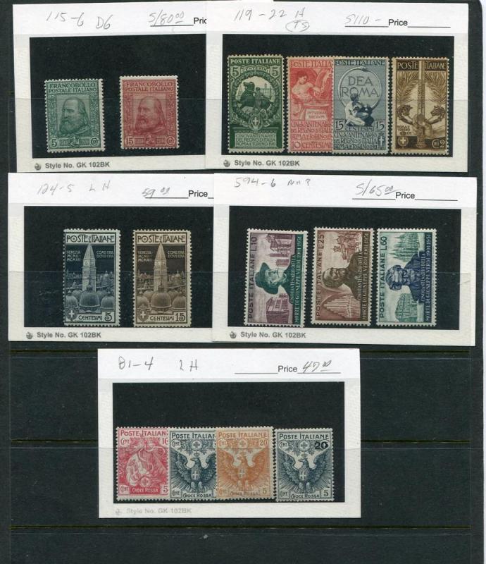 Italy Lot of earlies  Mint  F-VF HICV  -  LSP